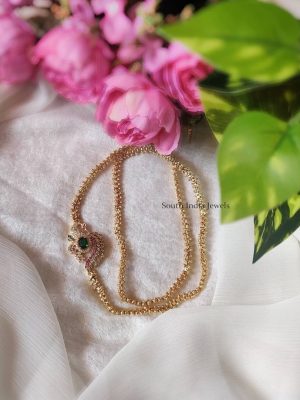 Attractive Peacock Mugappu Chain