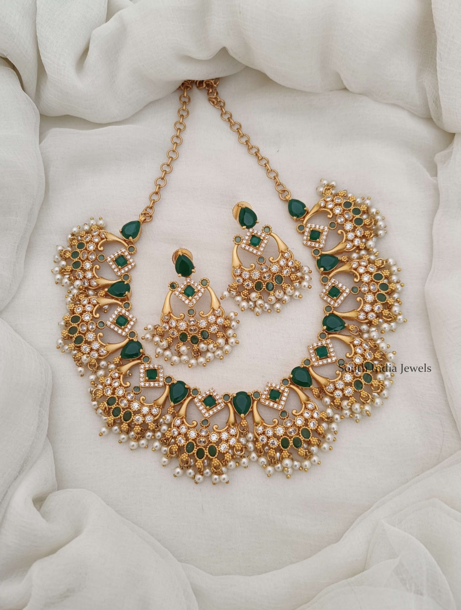 Beautiful Guttapusalu Bridal Necklace Set