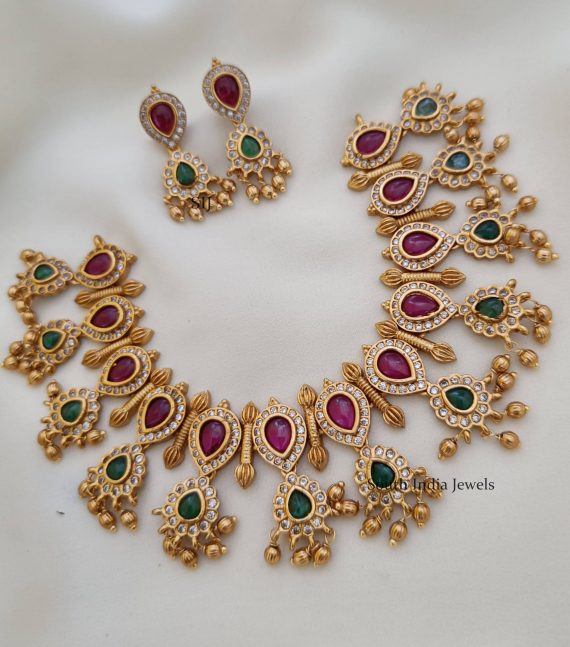 Bridal Kemp Gold Design Necklace