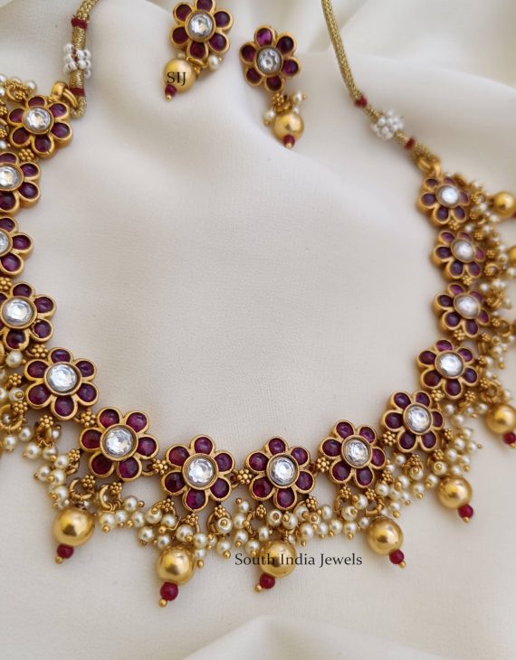 Classic Kemp Gold Beaded Necklace