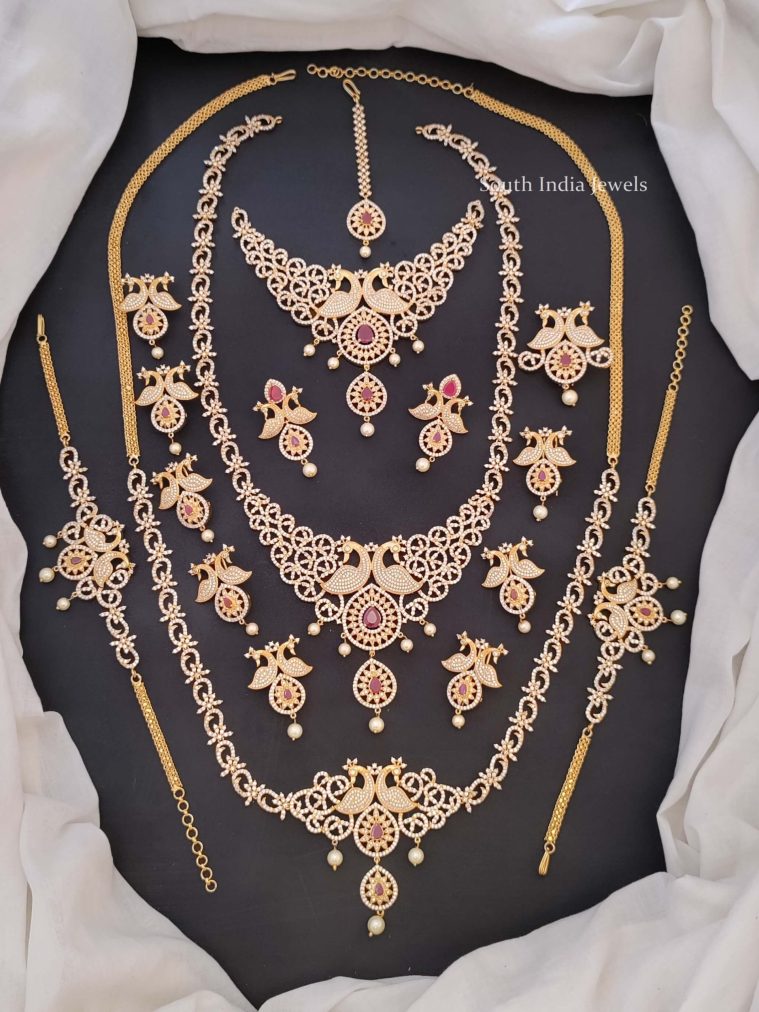 Grand Bridal CZ Stones Combo Set