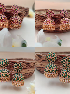 Kemp Rotating Design Jhumkas