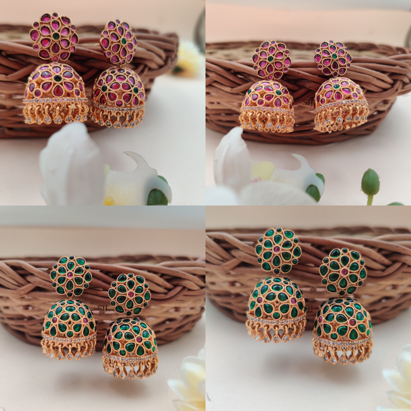 Kemp Rotating Design Jhumkas