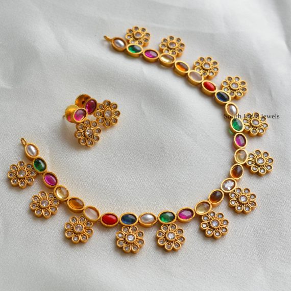 Navarathna Design Necklace