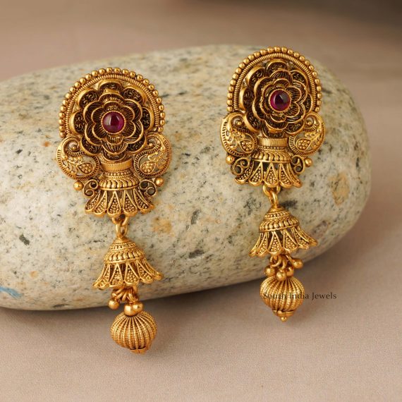 Royal Lakshmi Antique Necklace Set (3)
