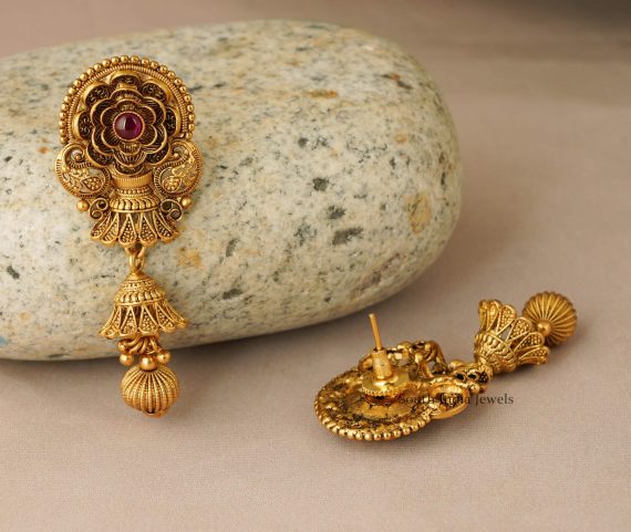 Royal Lakshmi Antique Necklace Set (4)