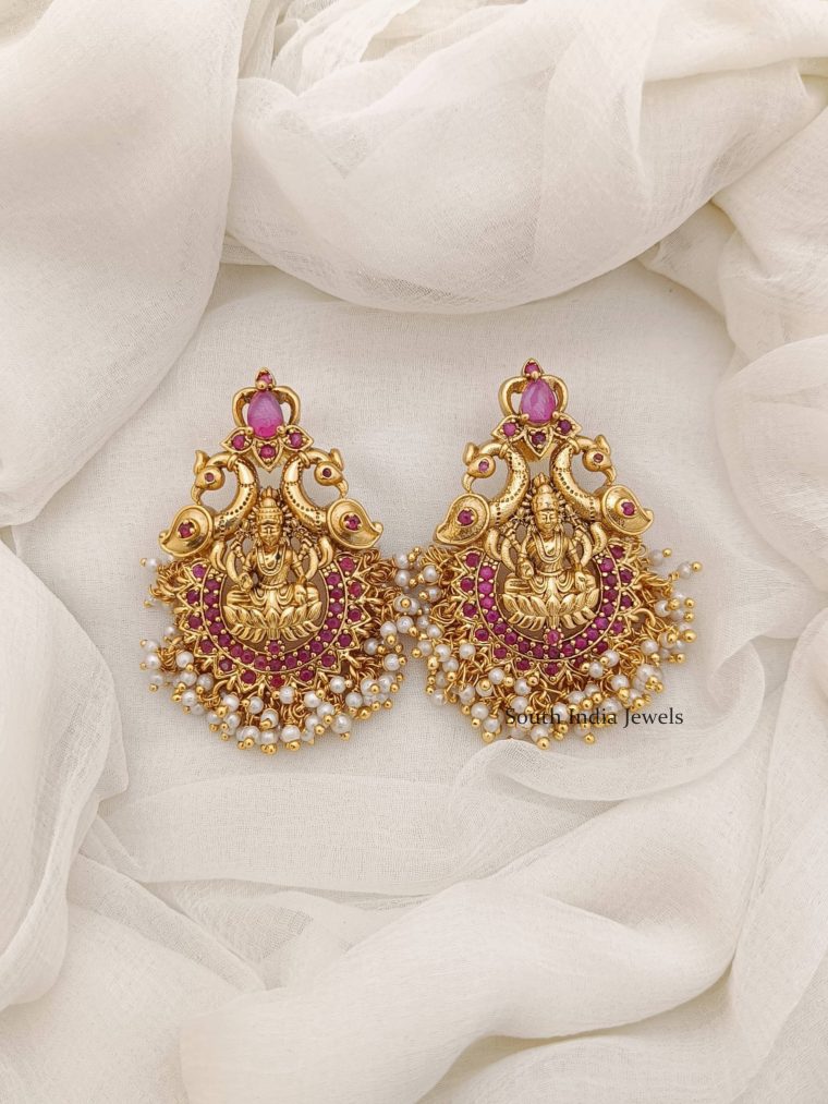 Stunning Lakshmi Peacock Earrings