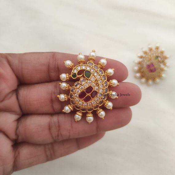 Mango Lakshmi Devi earrings E97  Kruthika Jewellery