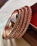 Stunning Rose Gold Design Bangles