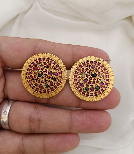 Cute Peacock Kemp Earrings