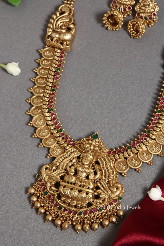 Antique Lakshmi Bridal Haram- South India Jewels - Online Shop