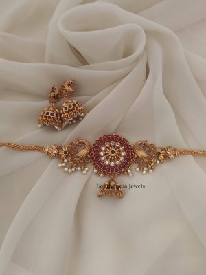 Attractive Chakra & Bird Design Choker