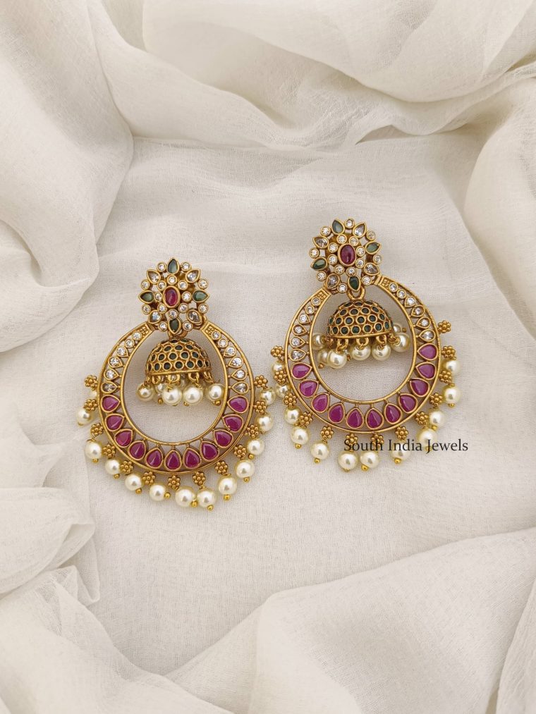 Beautiful Chandbali Design Earrings
