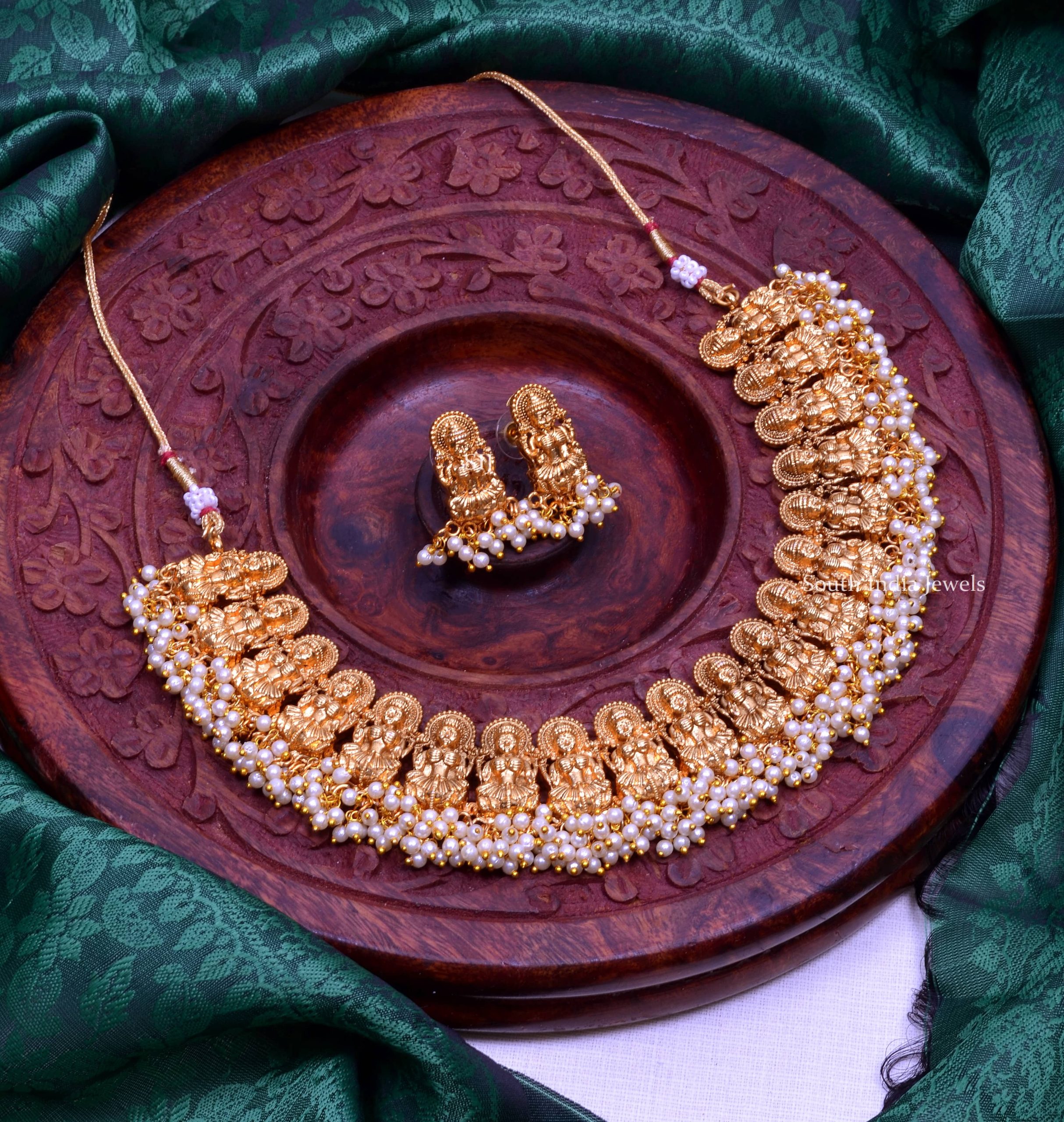 Beautiful Lakshmi Design Necklace