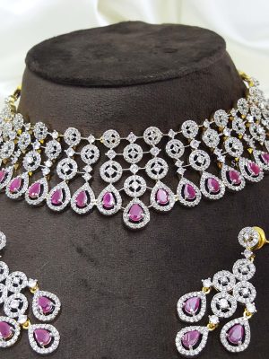 Bridal AD Stones Design Choker 21