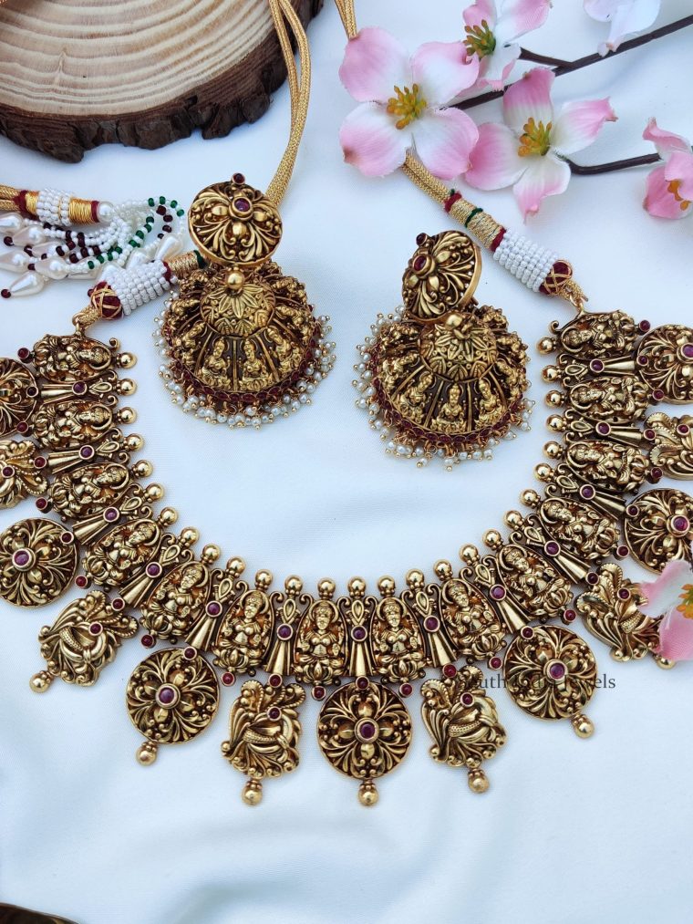 Bridal Lakshmi Design Necklace