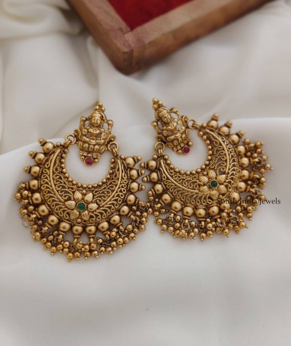 Lakshmi Design Earrings-South India Jewels Online Store