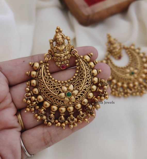 Classic Lakshmi Design Earrings