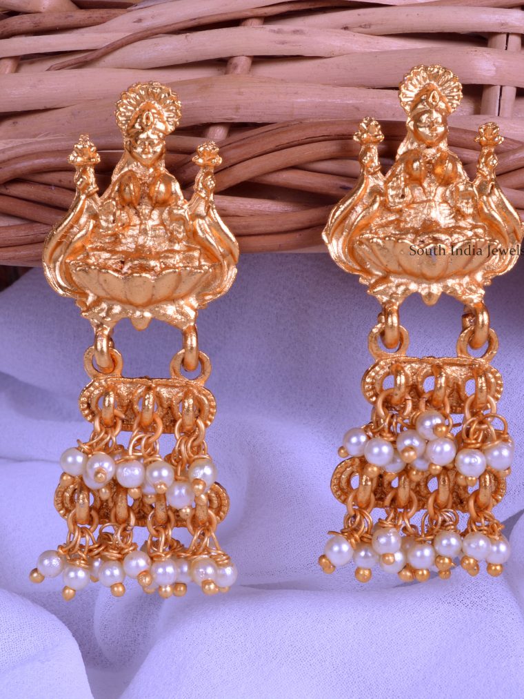 Classic Lakshmi Design Earrings