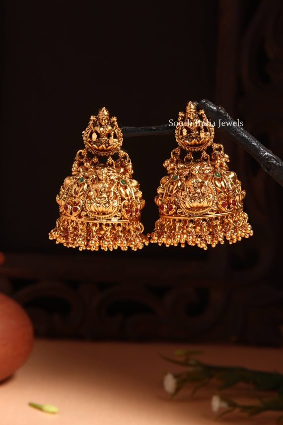 Classic Lakshmi Design Jhumkas