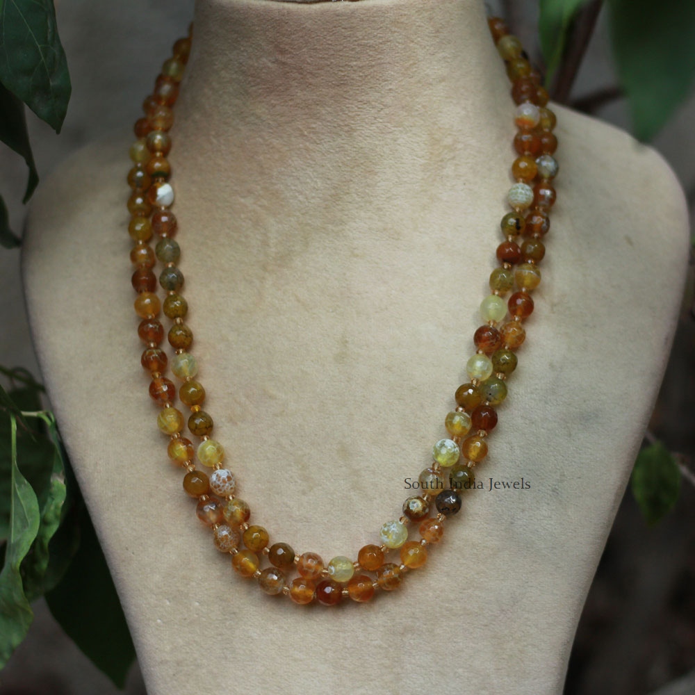 Earthy Brown Necklace Set (2)