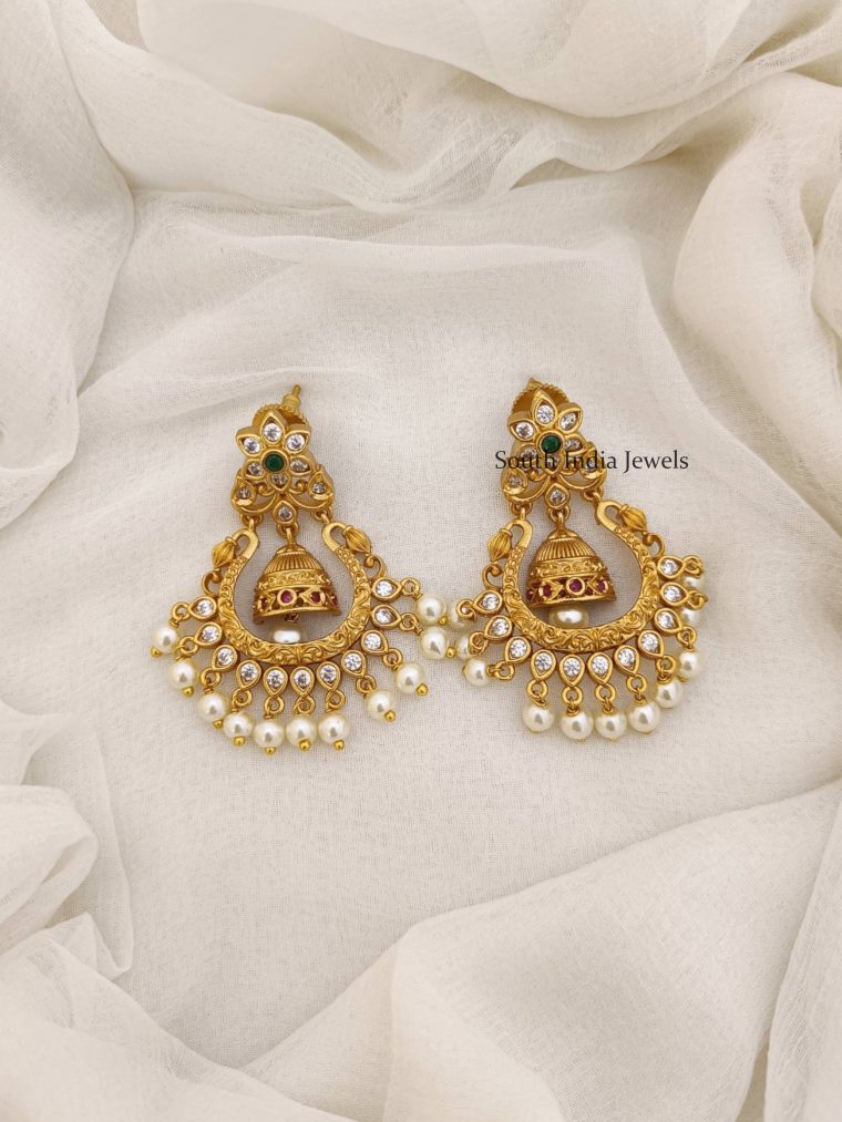 Floral Chandibali Design Earrings