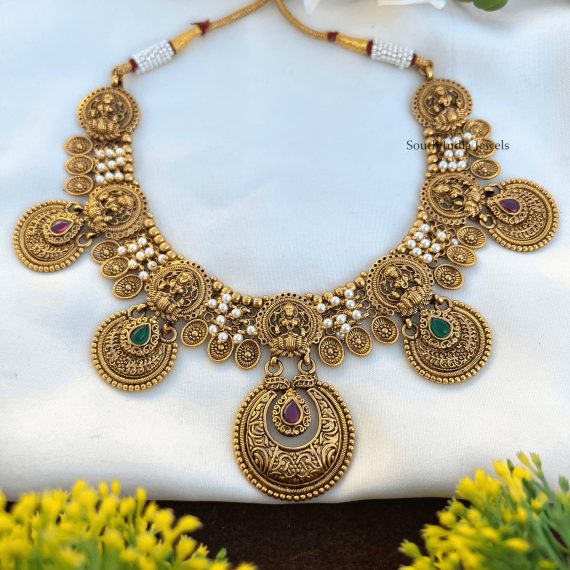 Gorgeous Antique Finish Necklace-0009