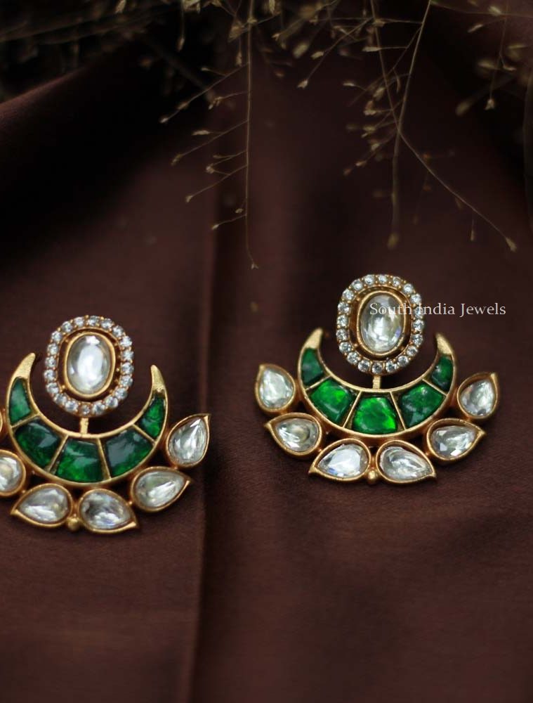 Green Design Chand Ear Stud