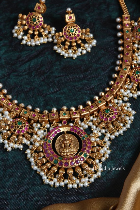 Guttapusalu Lakshmi Design Necklace