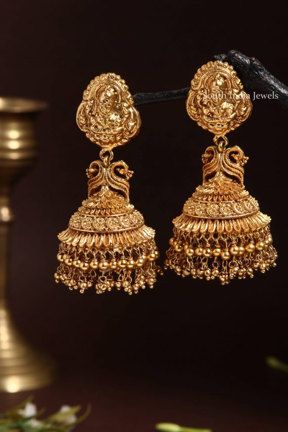 Lakshmi Antique Jhumkas- South India Jewels - Online Shop