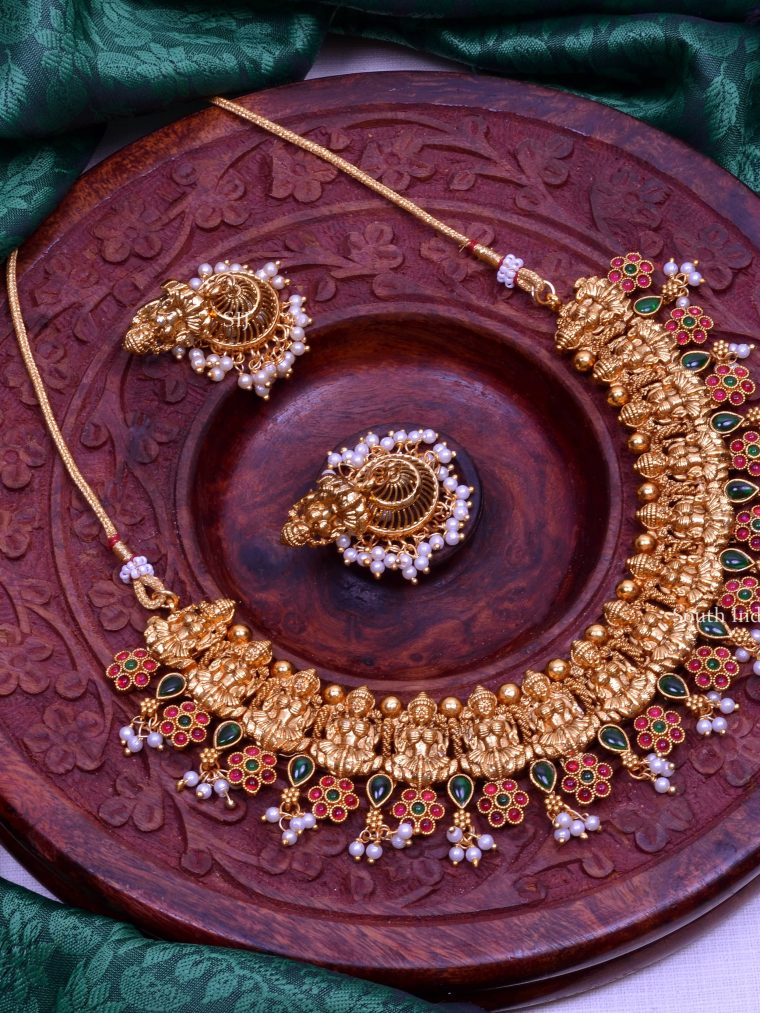 Lakshmi Design Multicolor Stones Necklace