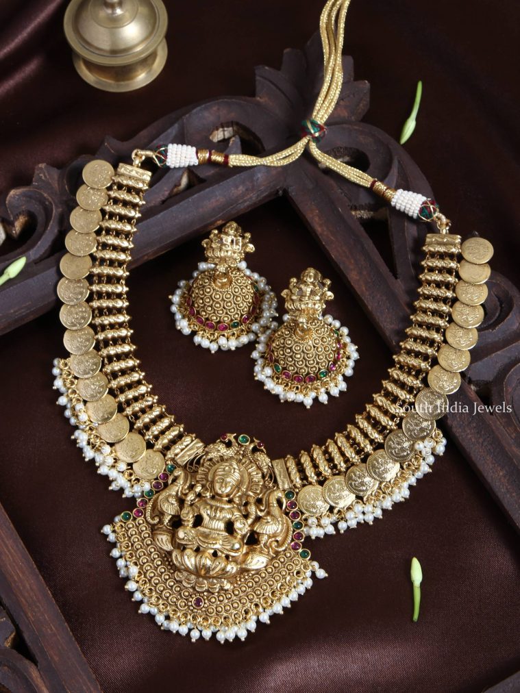 Marvelous Lakshmi Coin Design Necklace