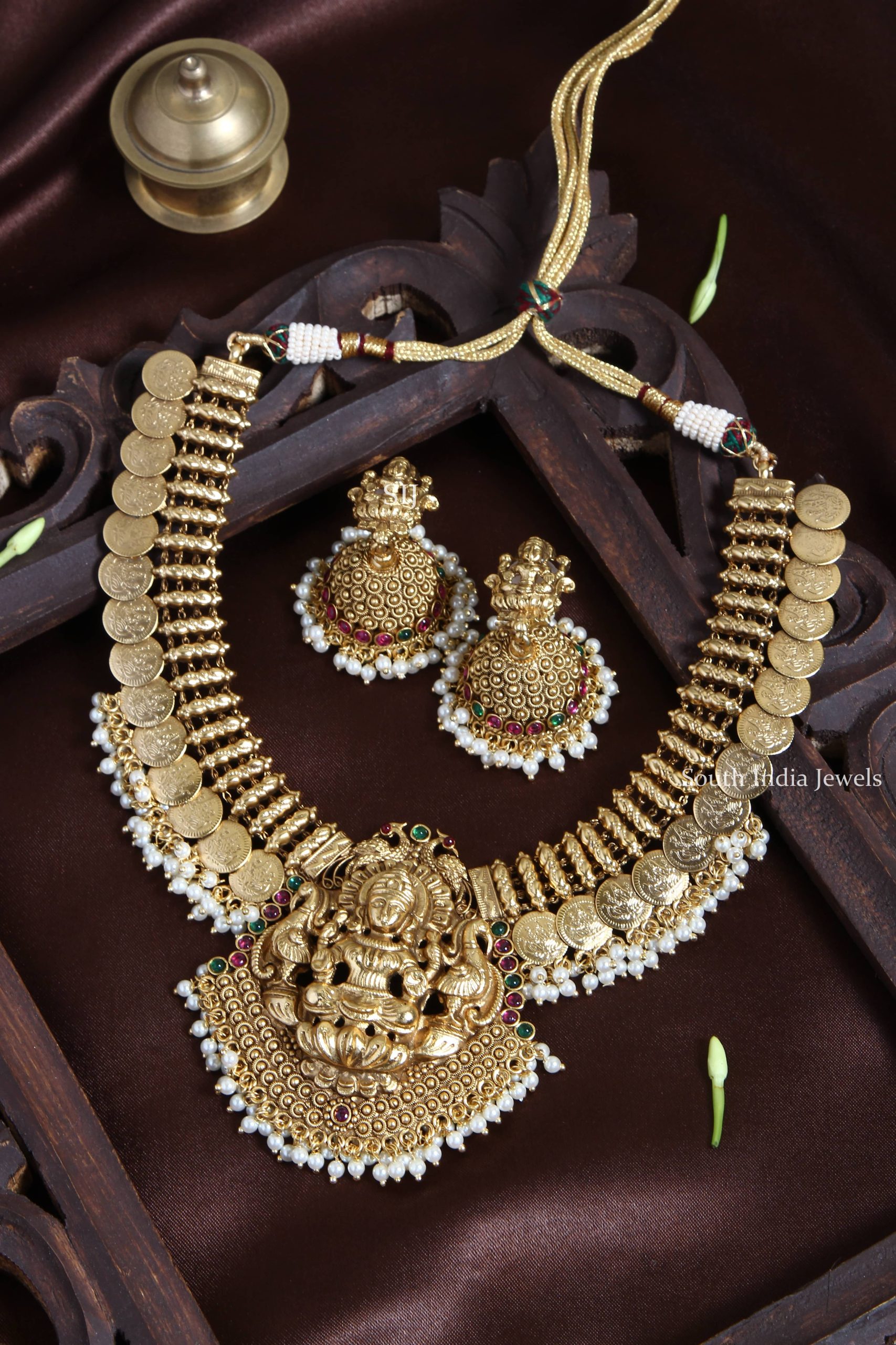 Marvelous Lakshmi Coin Design Necklace