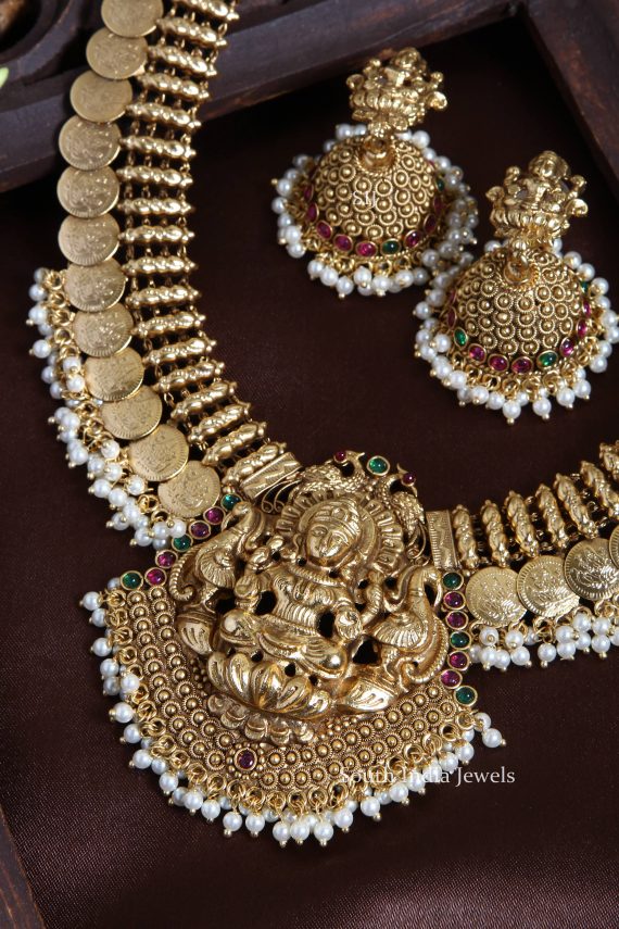 Marvelous Lakshmi Coin Design Necklace