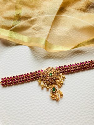 Ruby High Neck Choker