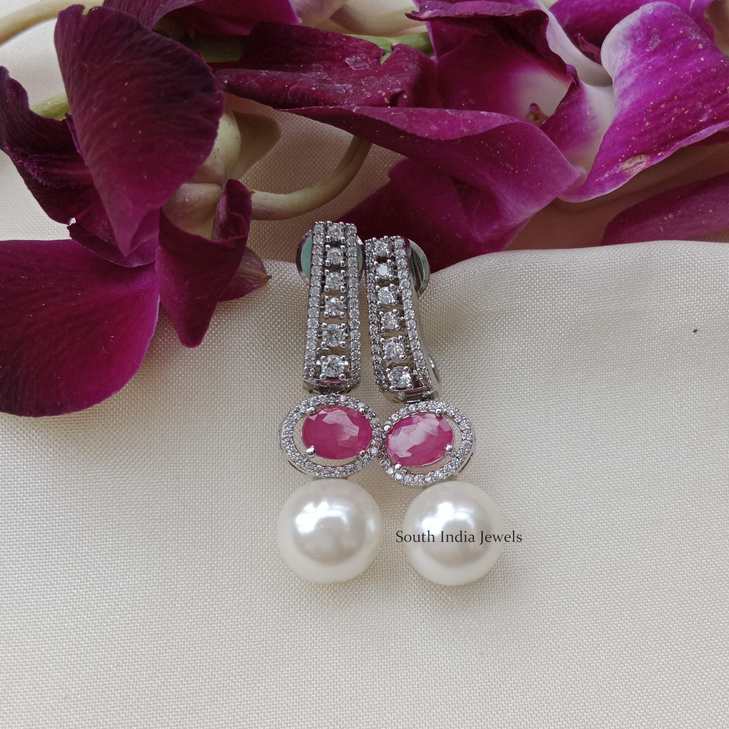 Sparkling AD Stones Earrings (4)