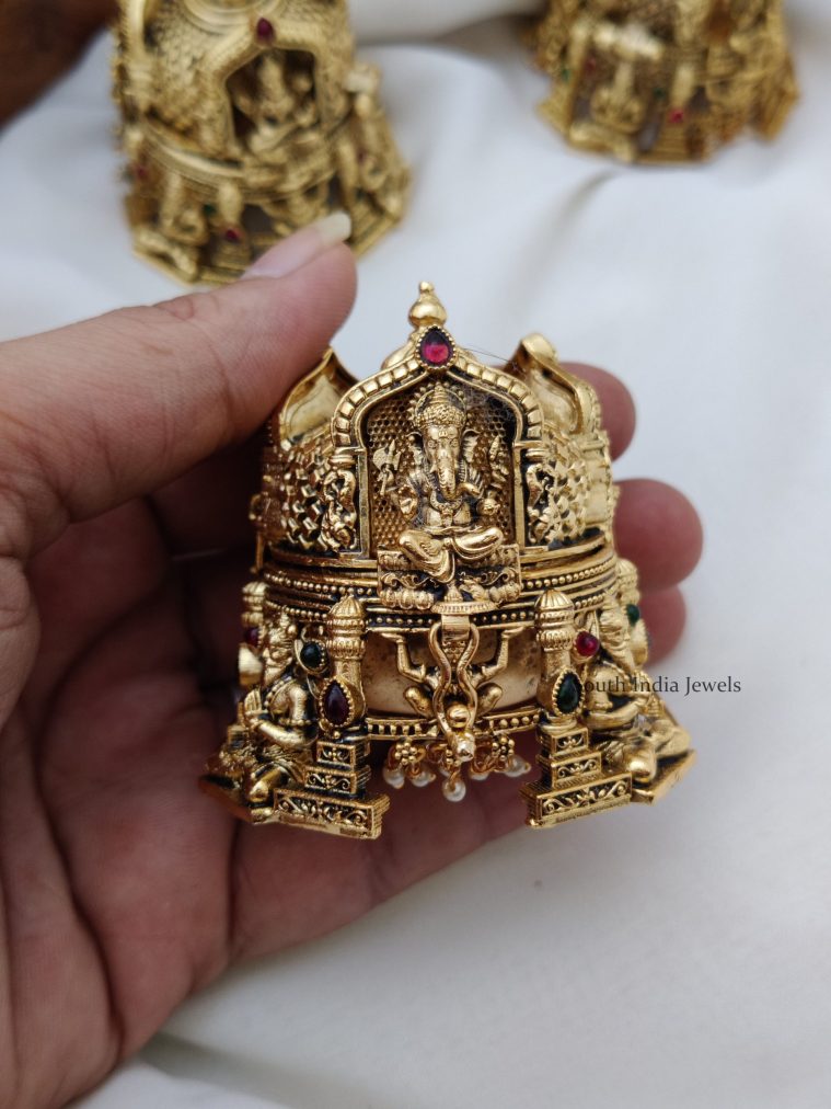 Stunning Gopuram Kumkum Box.. (2)