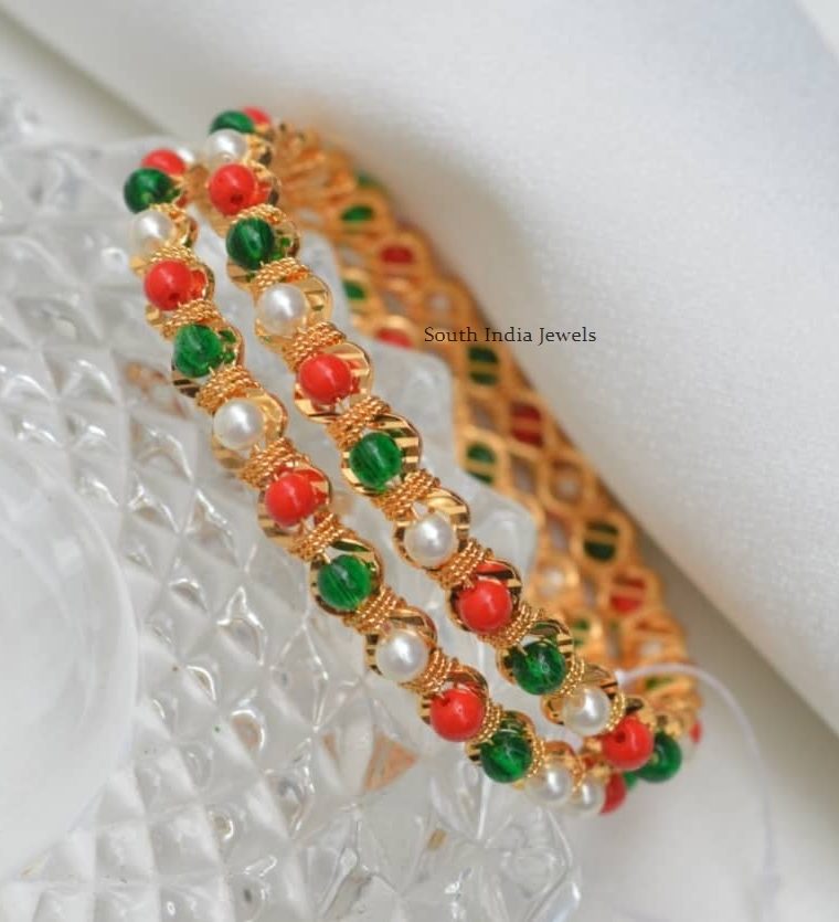 Stunning Multicolor Beads Bangles