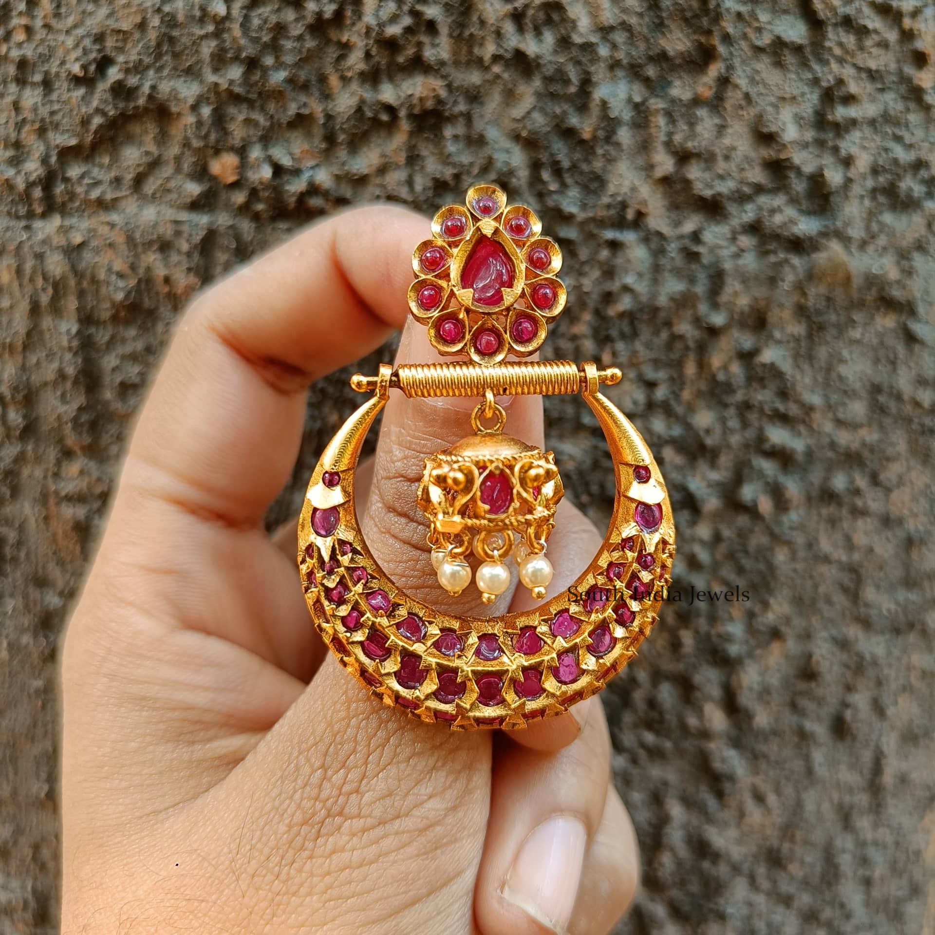 Chandbali Earrings  Gold Earrings Designs