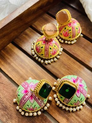 Hand Painted Jhumkas