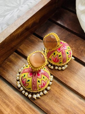 Hand Painted Jhumkas