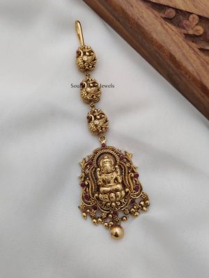 Amazing Lakshmi & Peacock Maang Tikka