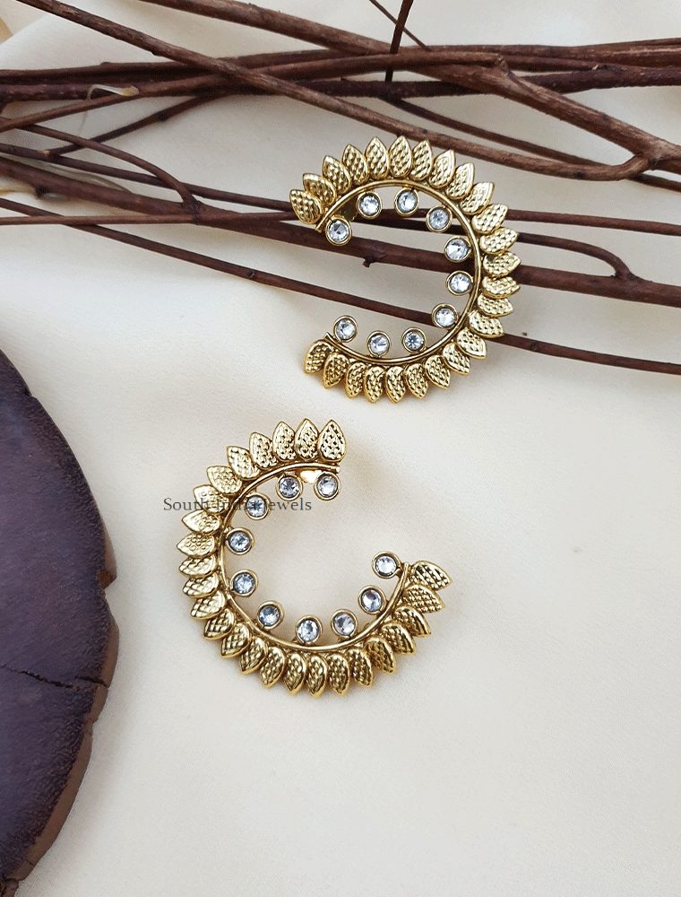 Antique Stone Studded Earrings