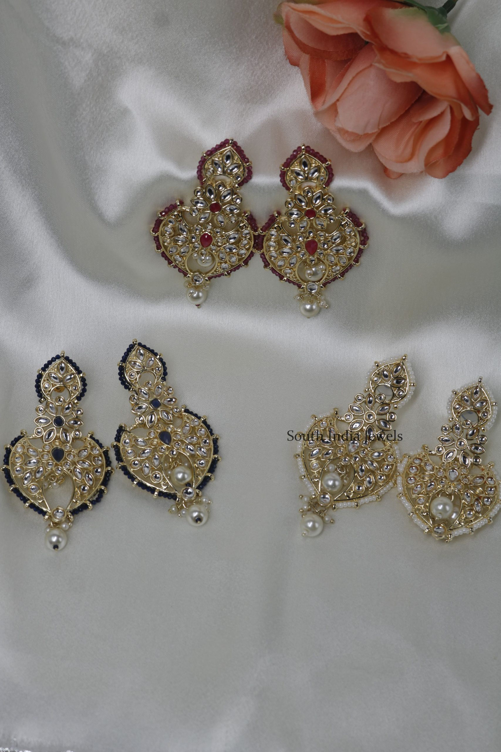 Attractive Kundan Design Earrings (3)