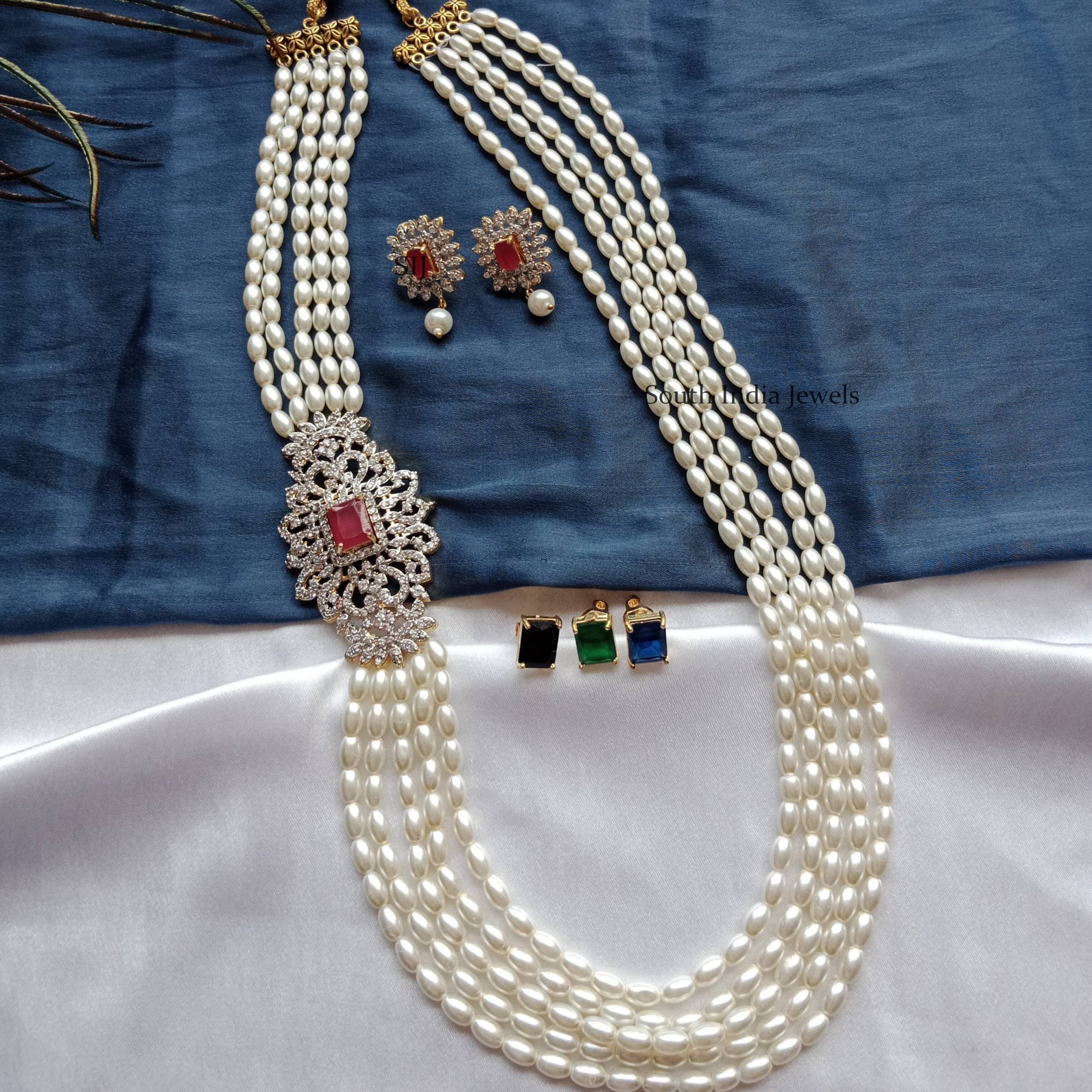 Attractive Pearl Mugappu Chain (