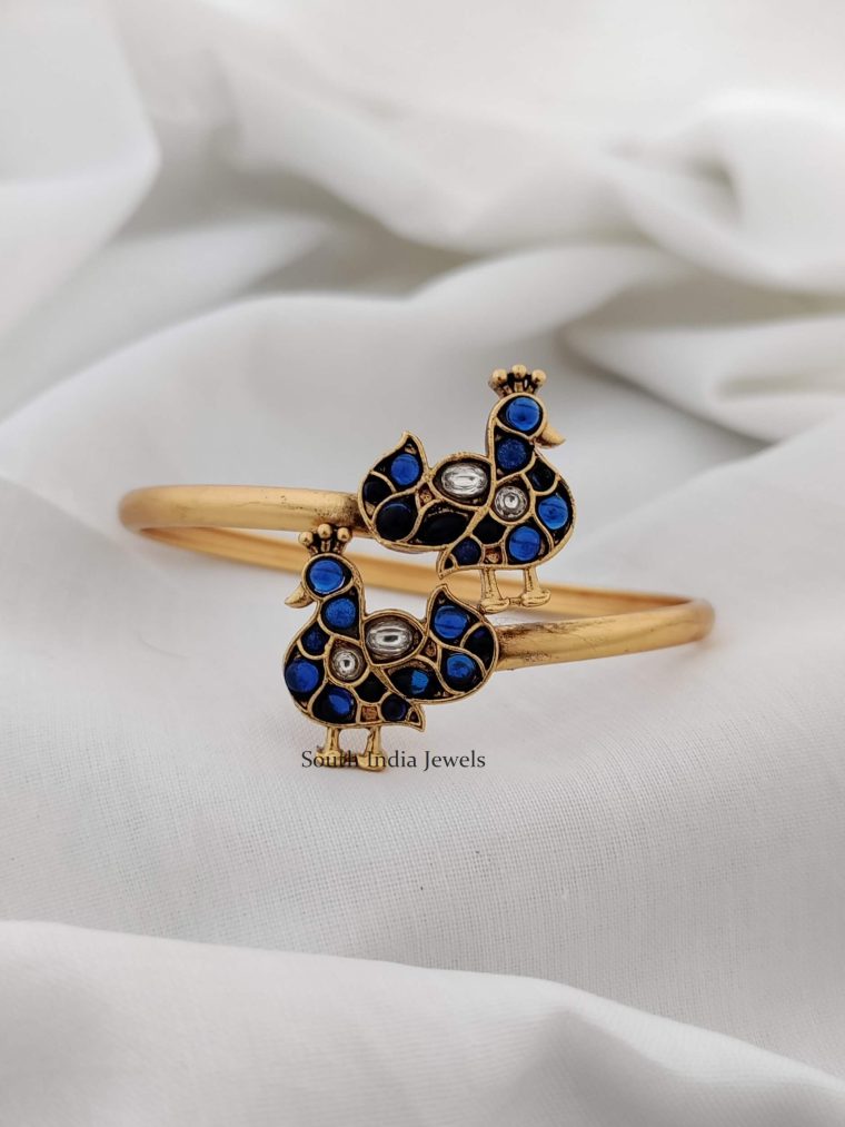 Blue Stones Peacock Bracelet