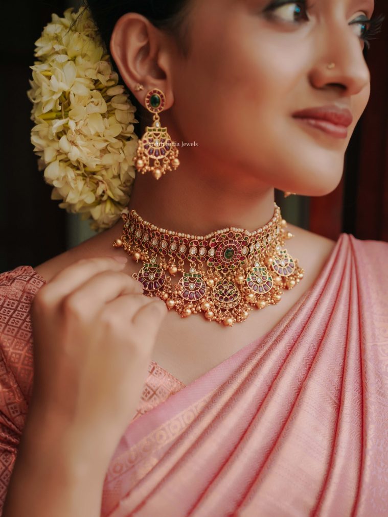 Bridal Floral Kemp Choker..