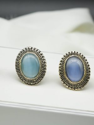 Colorful Design Oxidised Rings