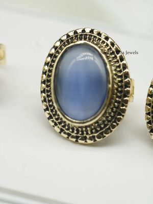 Colorful Design Oxidised Rings