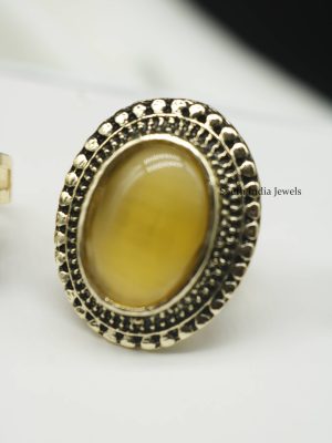Colorful Design Oxidised Rings